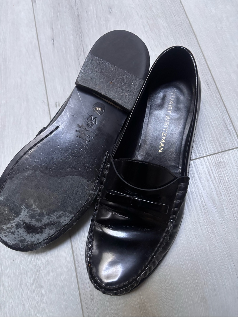 Stuart Weitzman Lottie Bow Loafers | 10 - Made in Spain 🇪🇸 - Picture 9 of 9